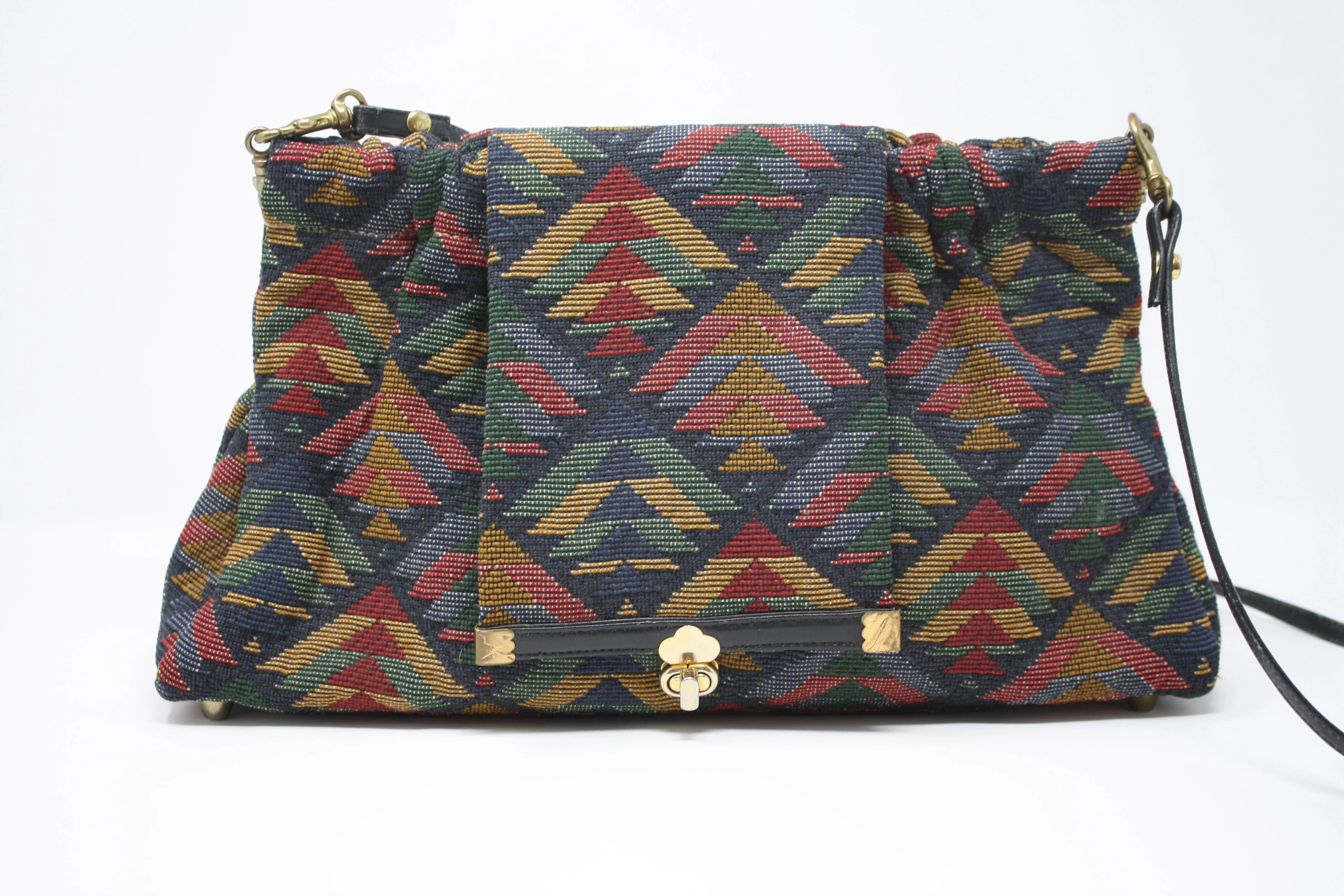 Vintage 80's Tapestry Bag