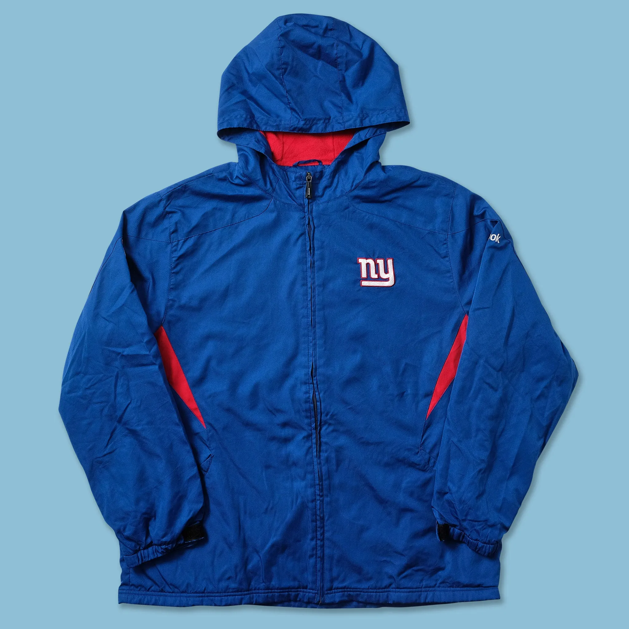 Vintage Reebok New York Giants Light Padded Jacket XLarge