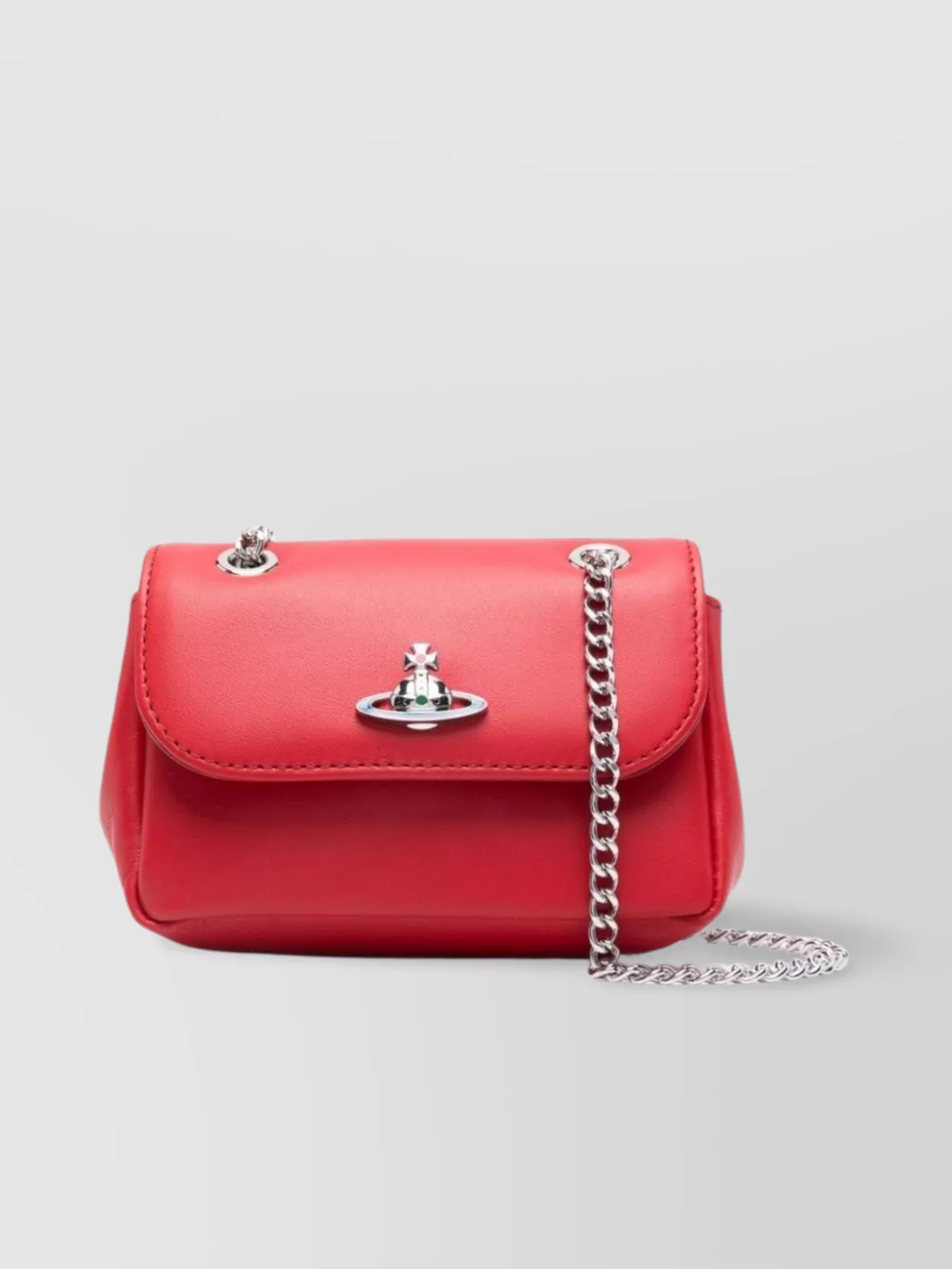 Vivienne Westwood   Leather chain-link shoulder bag