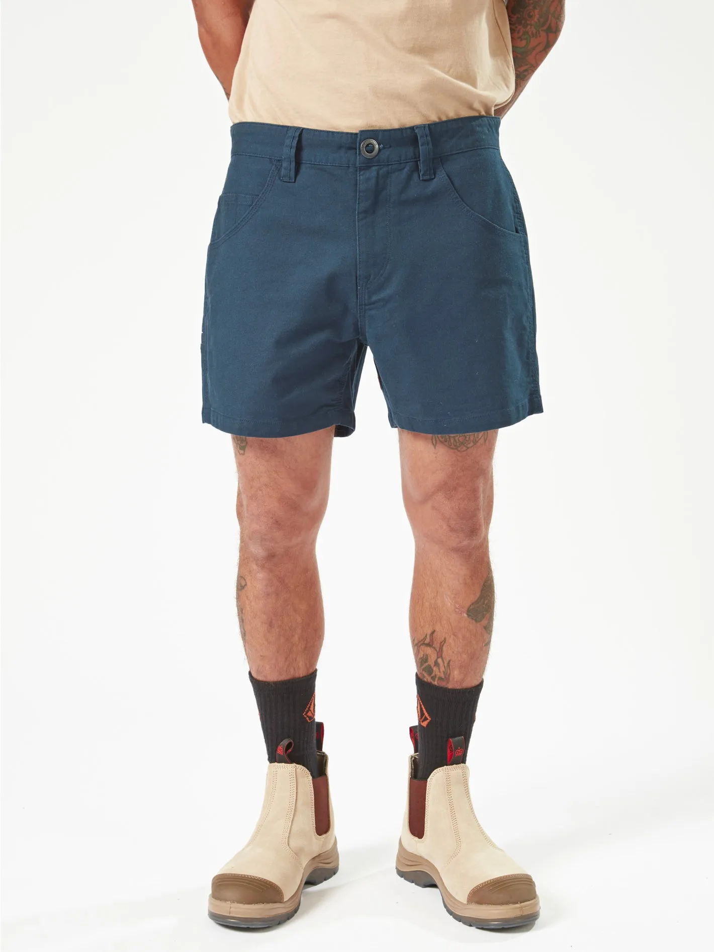 Volcom Workwear Bevel Work Shorts - Navy