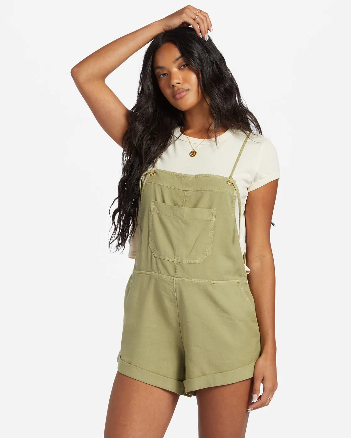 Wild Pursuit Romper - Avocado