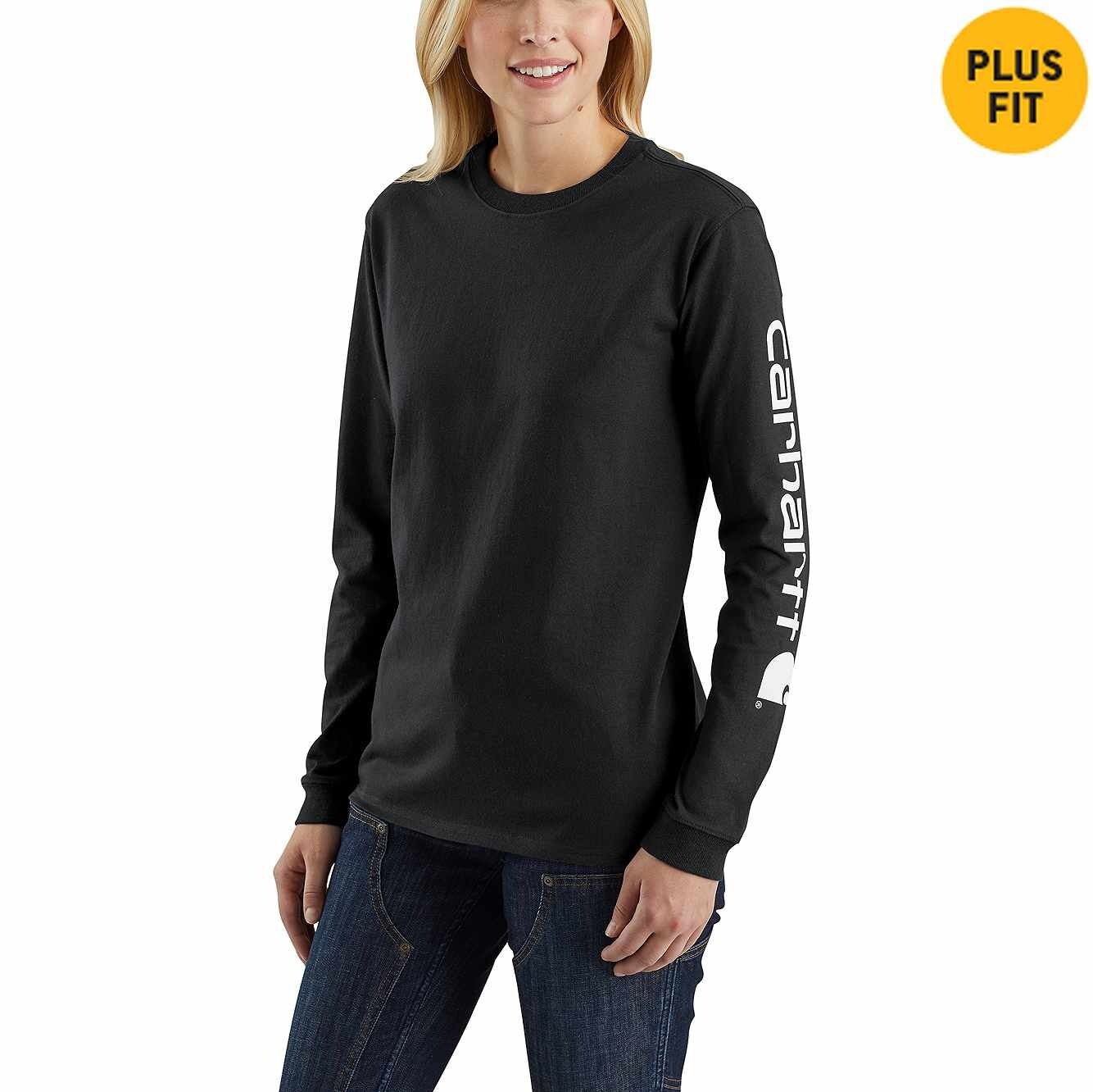 WK231 Workwear Sleeve Logo Long-Sleeve T-Shirt