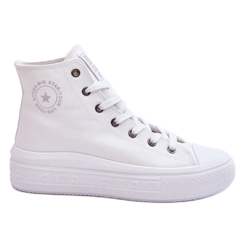 Women's High Sneakers Big Star LL274A183 White