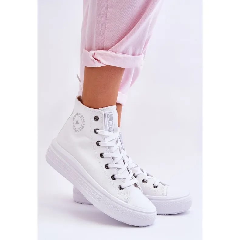 Women's High Sneakers Big Star LL274A183 White