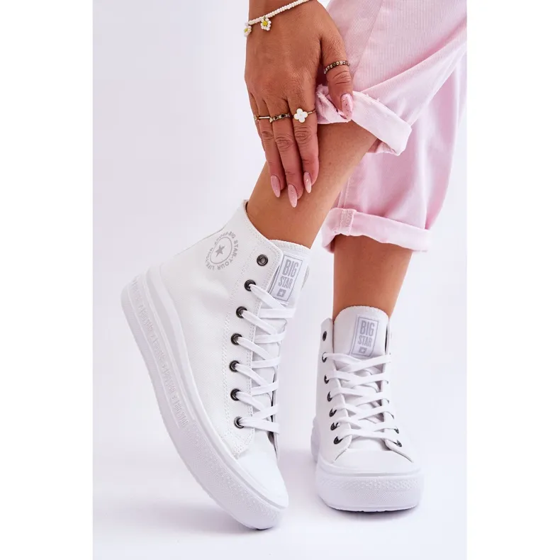 Women's High Sneakers Big Star LL274A183 White