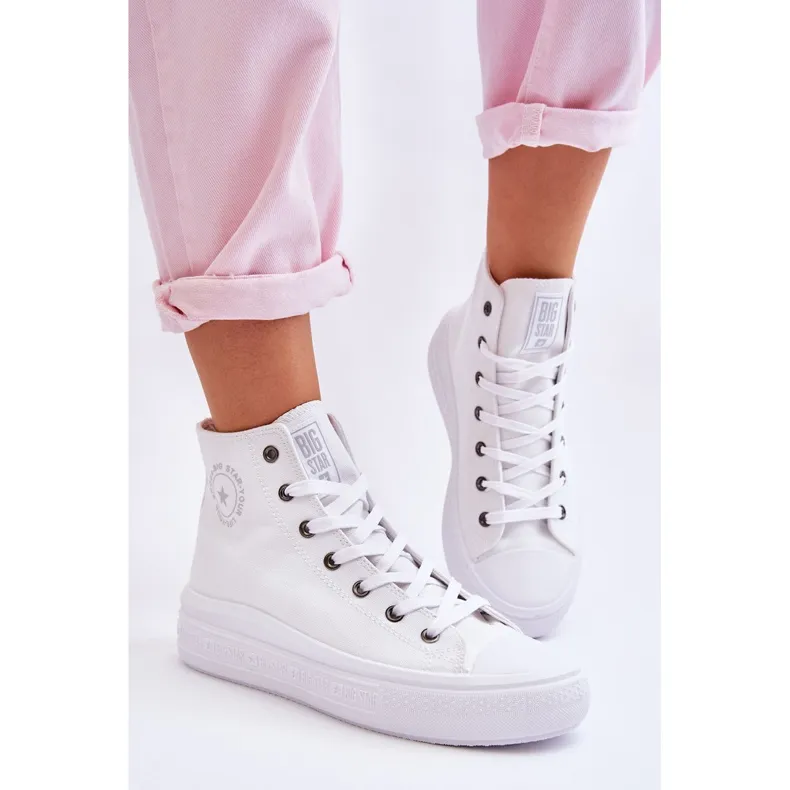 Women's High Sneakers Big Star LL274A183 White