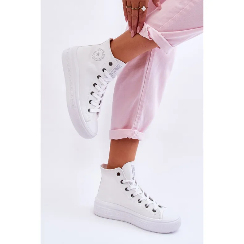 Women's High Sneakers Big Star LL274A183 White