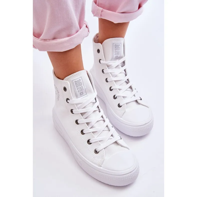 Women's High Sneakers Big Star LL274A183 White