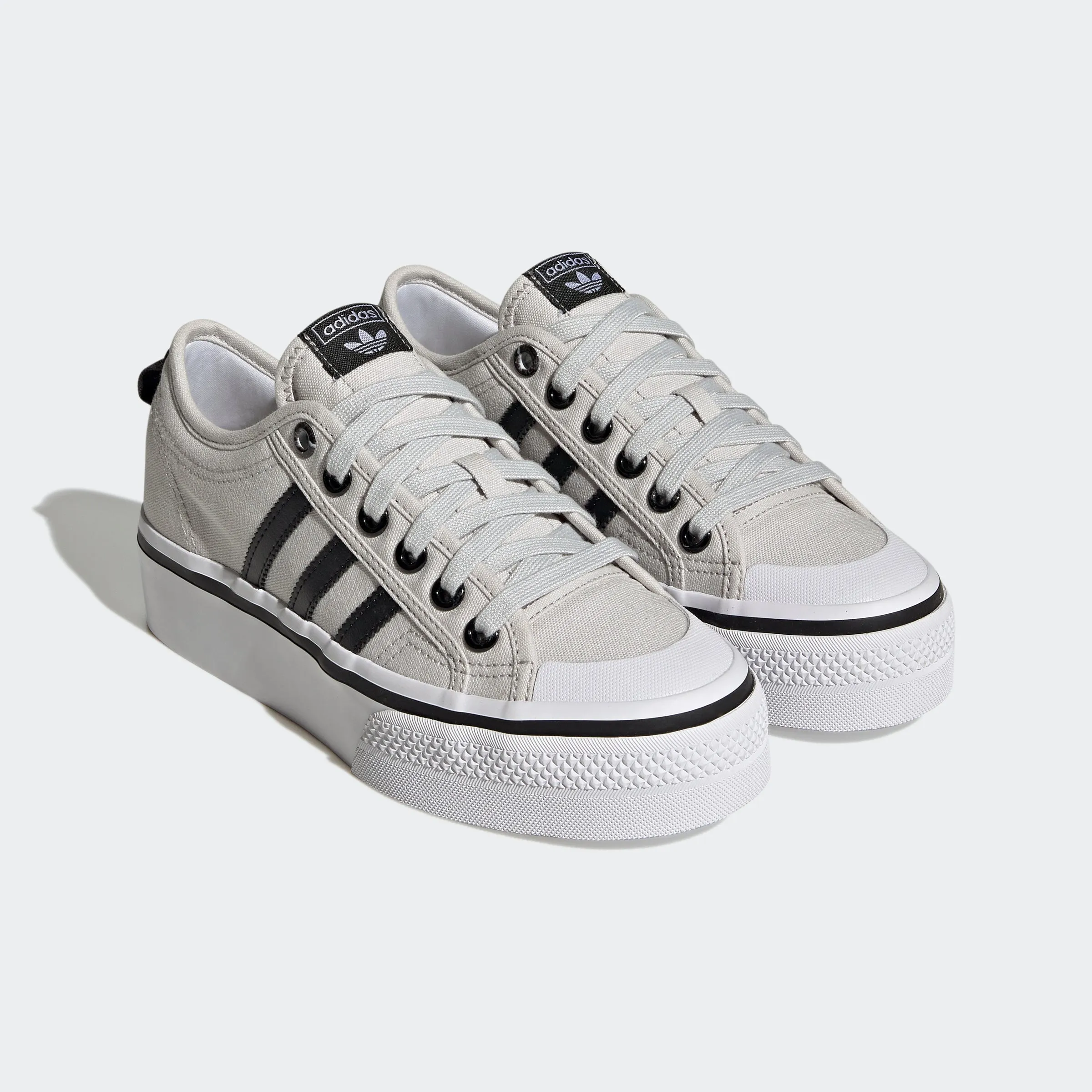 Women's adidas Originals Nizza Platform Shoes Grey