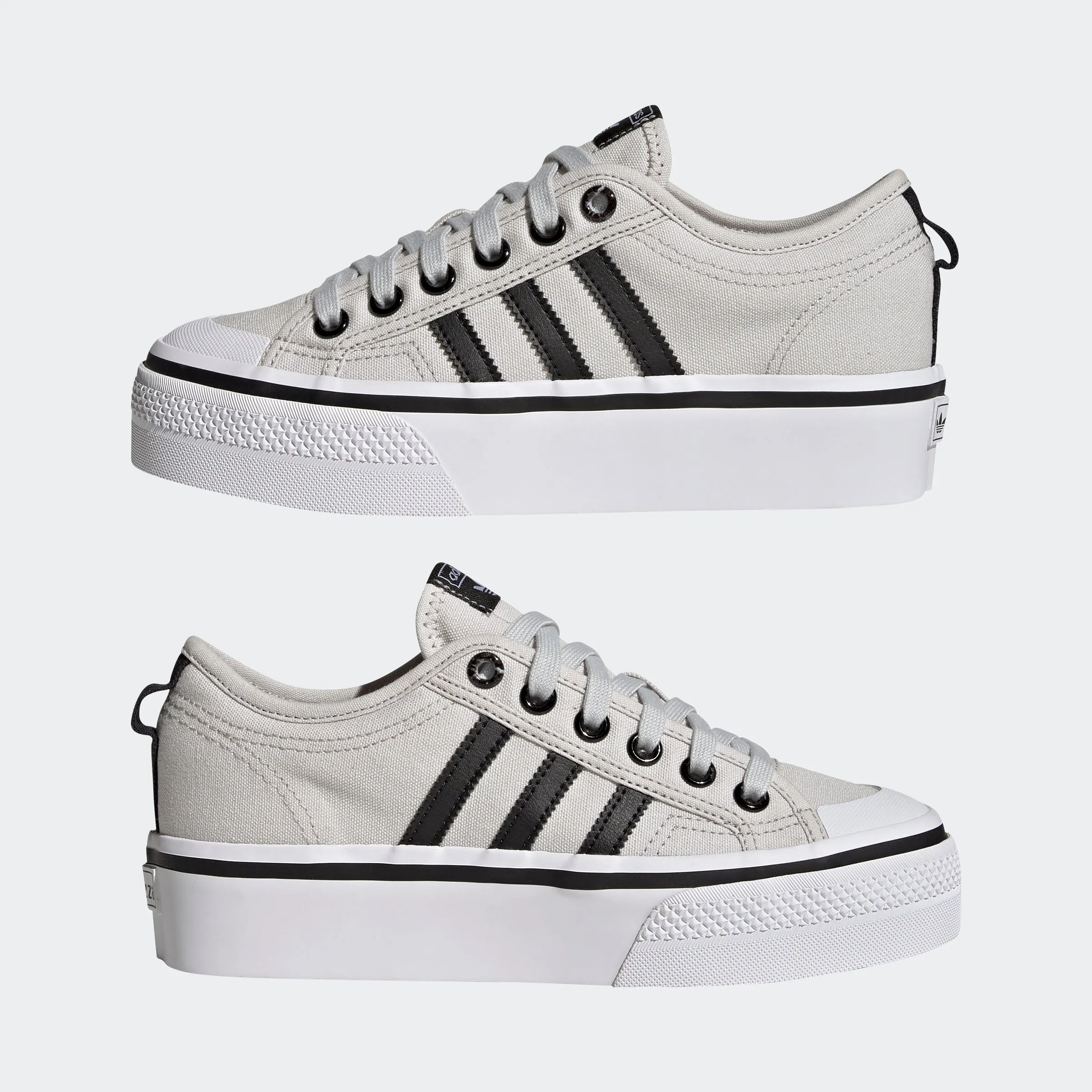 Women's adidas Originals Nizza Platform Shoes Grey