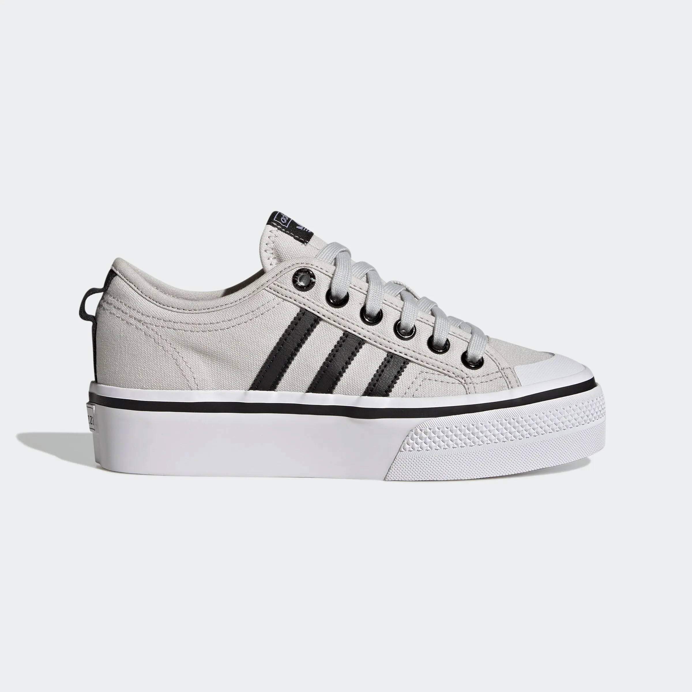 Women's adidas Originals Nizza Platform Shoes Grey