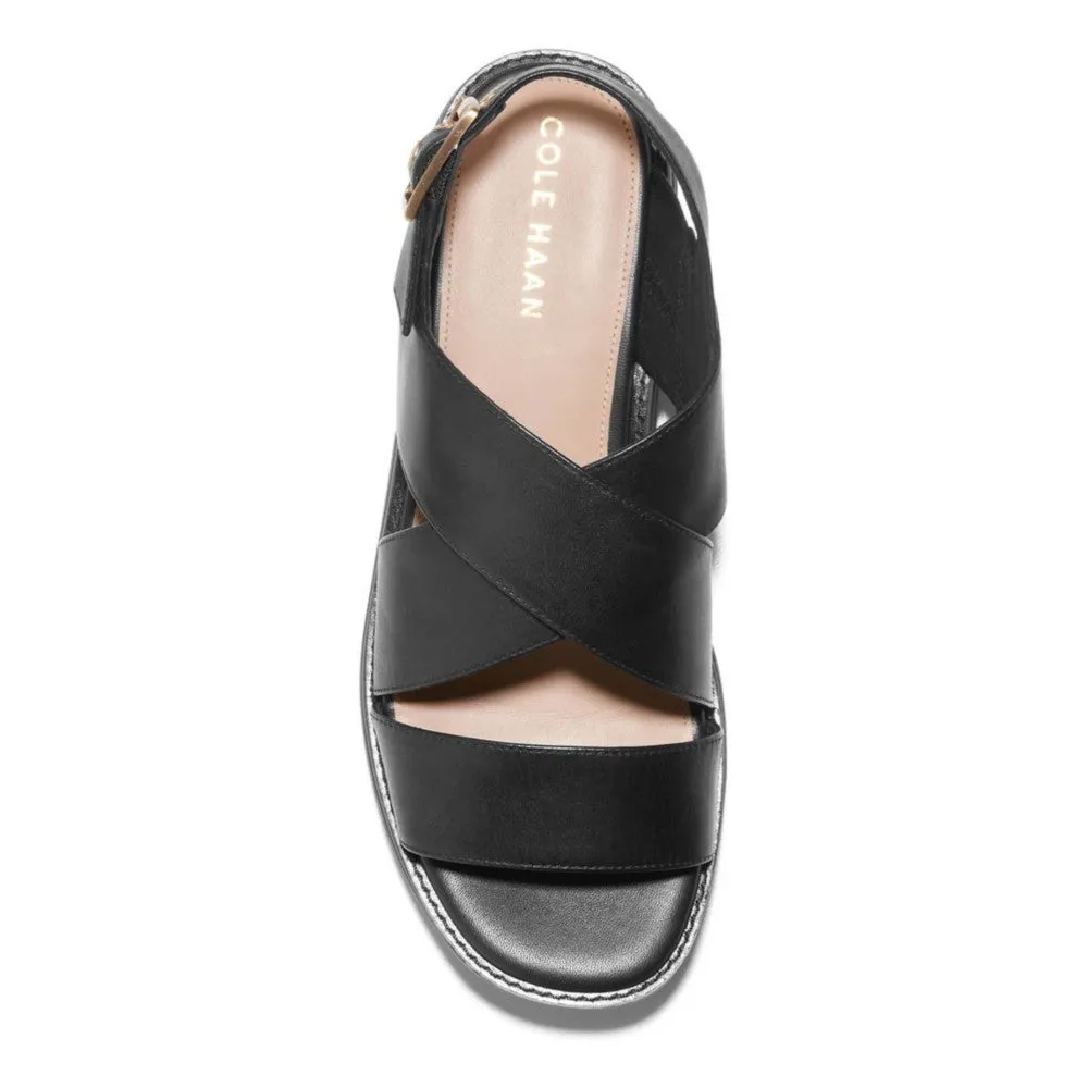 WOMEN'S COLE HAAN RIGINAL GRAND PLATFORM SANDALS | BLACK / BLACK