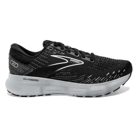 Women's Glycerin 20 Running Shoe - Black/White/Alloy - Wide (D)