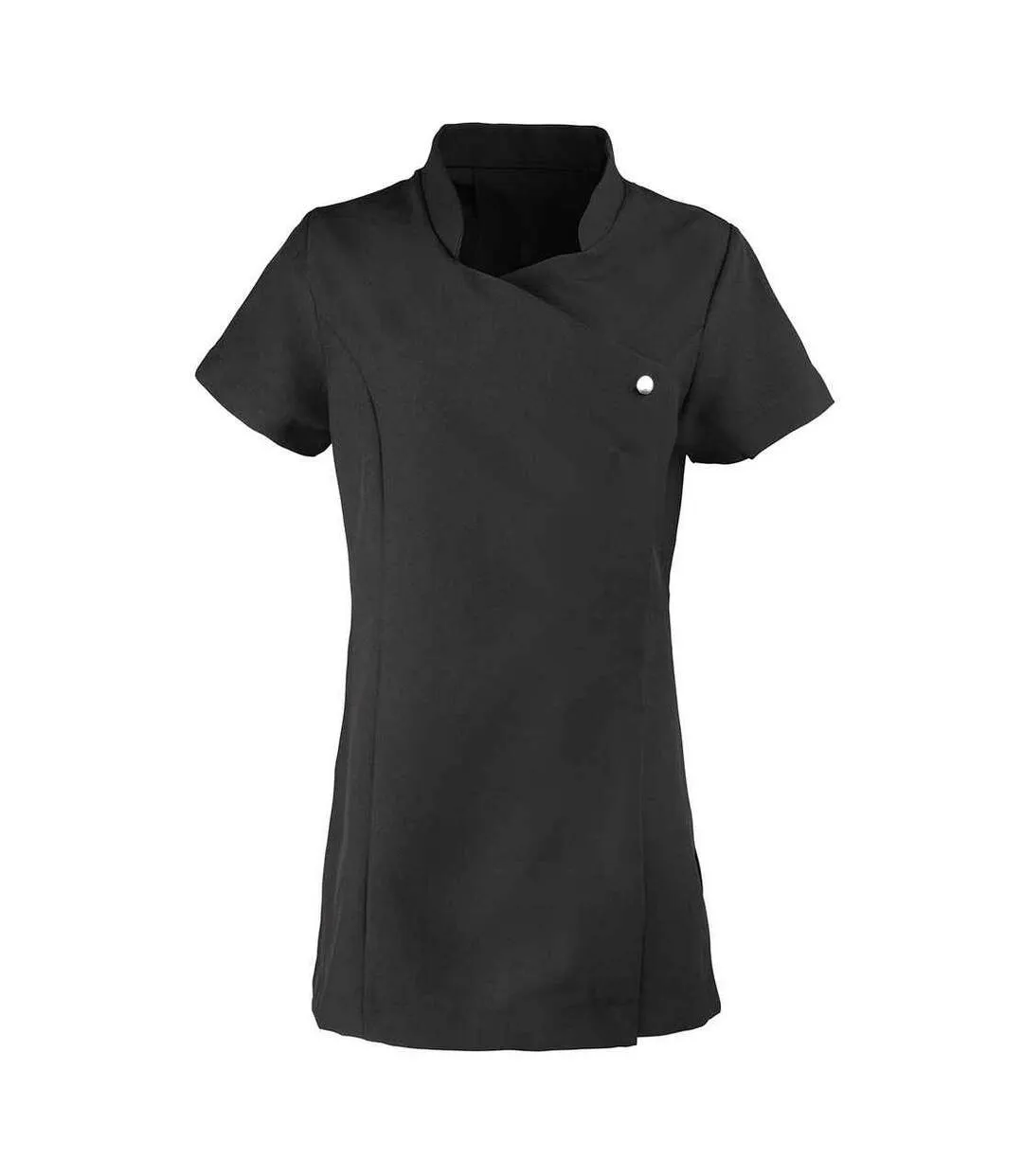 Womens/ladies blossom short sleeve tunic black Premier