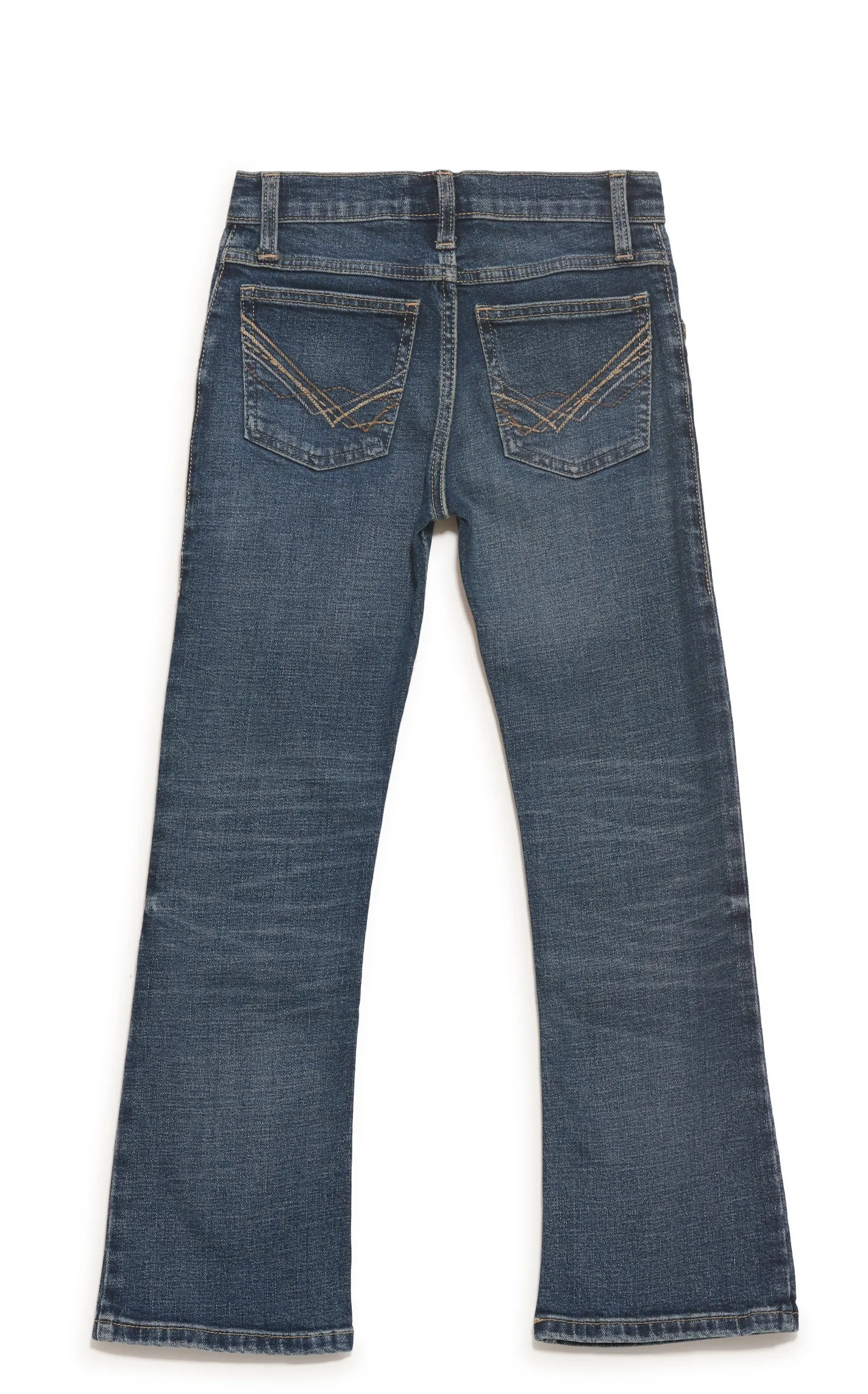 Wrangler 20X Boys' Medium Wash Slim Fit Vintage Boot Cut Jeans (18-20) - Cavender's Exclusive